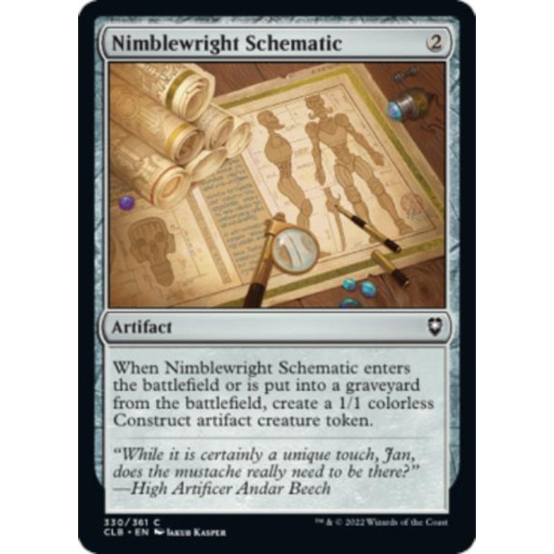 Nimblewright Schematic | Commander Legends: Battle for Baldur’s Gate