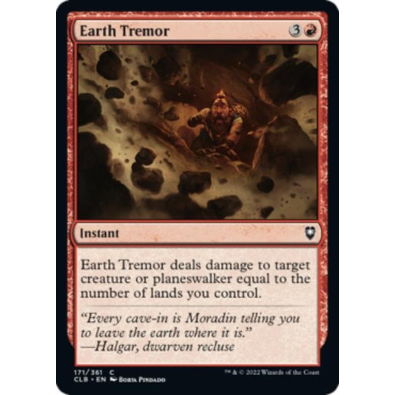 Earth Tremor | Commander Legends: Battle for Baldur’s Gate