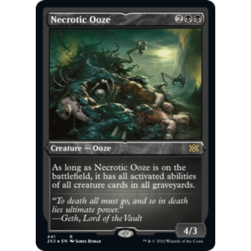 Necrotic Ooze (Etched Foil) | Double Masters 2022
