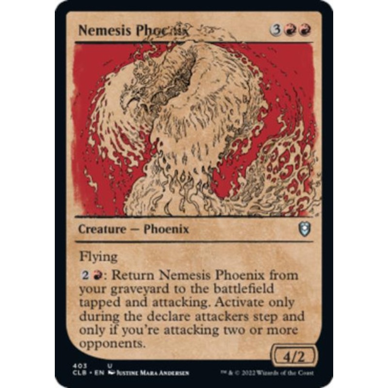 Nemesis Phoenix (Rulebook Art) | Commander Legends: Battle for Baldur’s Gate
