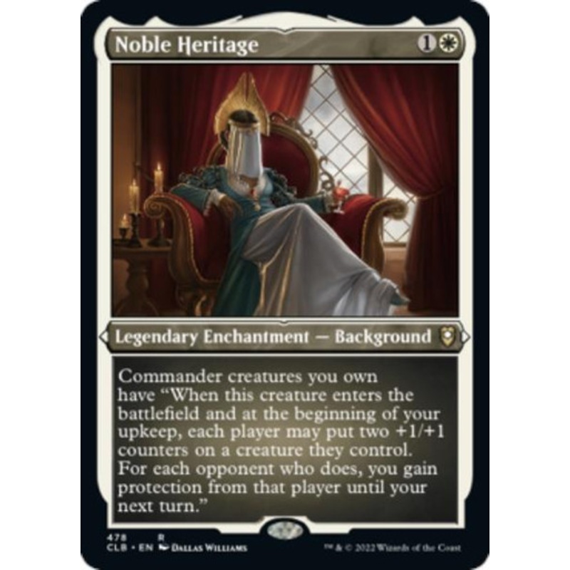 Noble Heritage (Etched foil) | Commander Legends: Battle for Baldur’s Gate