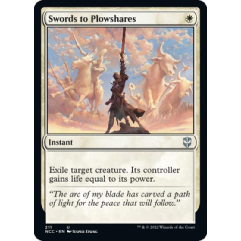 Swords to Plowshares | Streets of New Capenna Commander