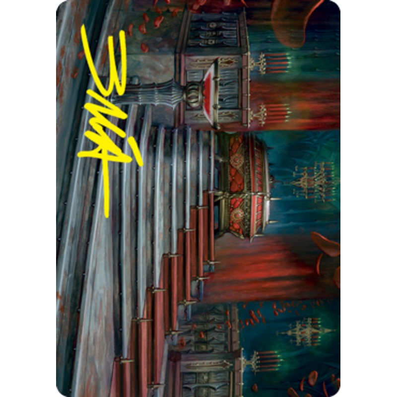 Edgar Markov’s Coffin (#60) Art Card (Gold Signature)