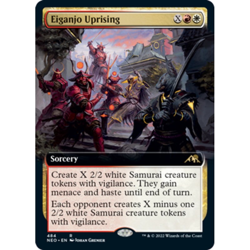 Eiganjo Uprising (Extended Art) | Kamigawa: Neon Dynasty