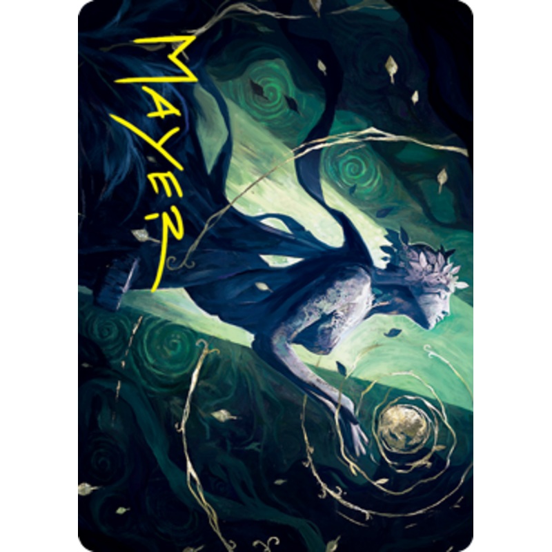Nature’s Embrace (#52) Art Card (Gold Signature) | Innistrad: Crimson Vow
