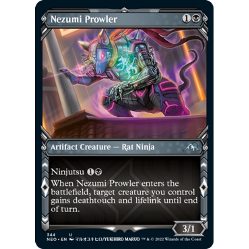 Nezumi Prowler (Ninja Frame) | Kamigawa: Neon Dynasty