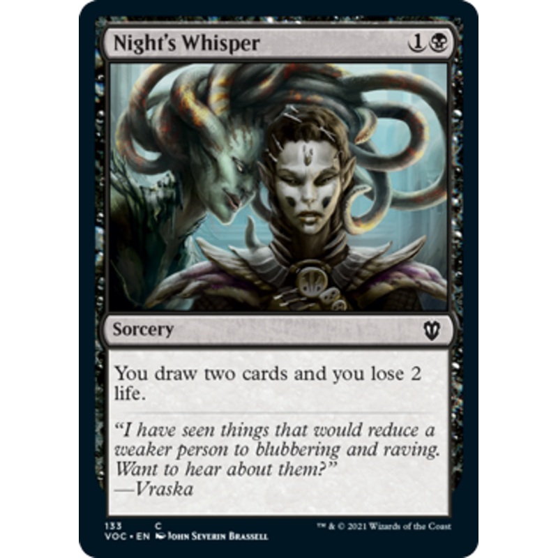 Night’s Whisper | Innistrad: Crimson Vow Commander