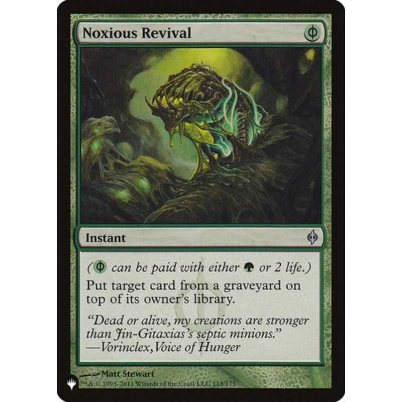 Noxious Revival (The List Reprint) | New Phyrexia