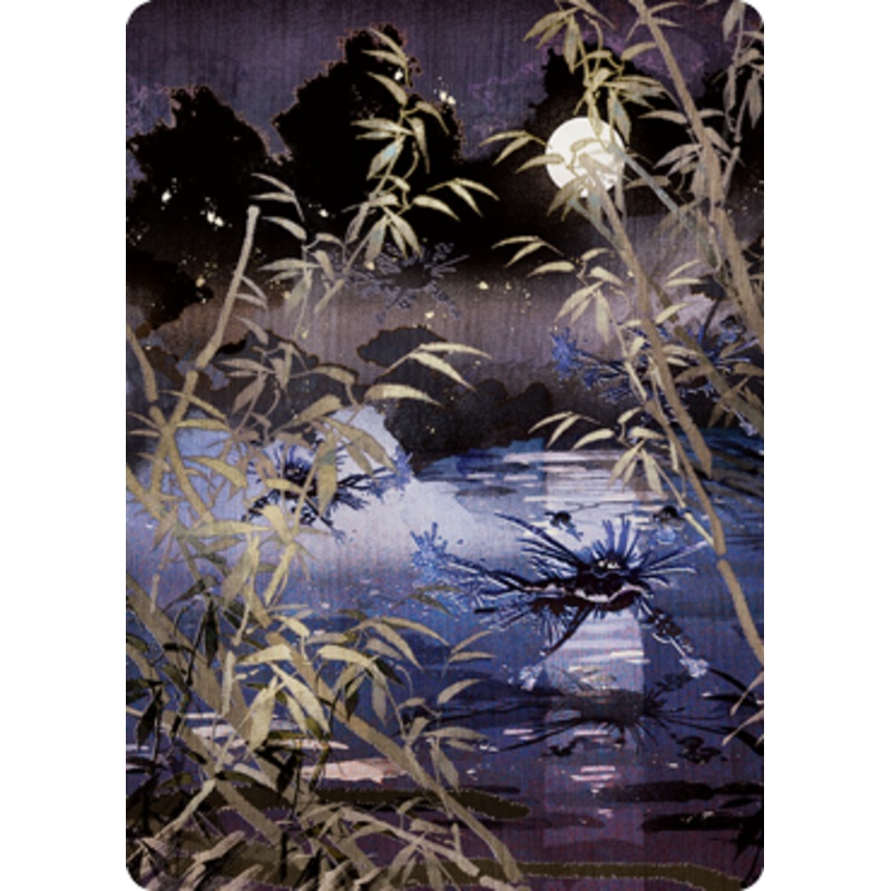 Swamp Art Card (#81) | Kamigawa: Neon Dynasty