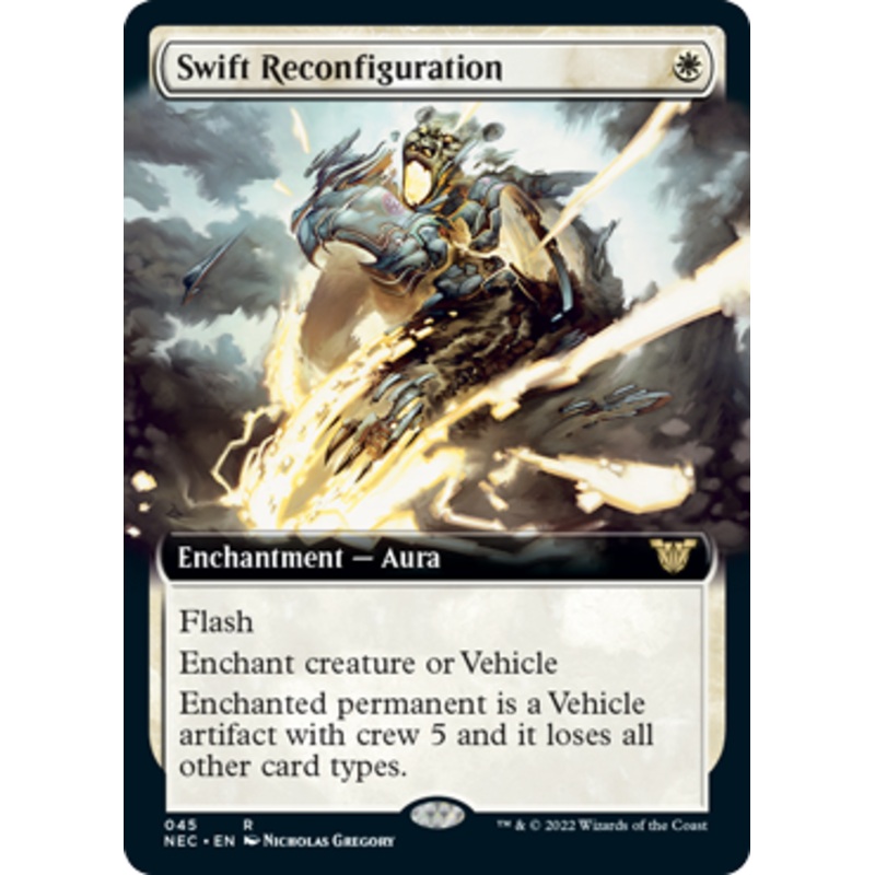 Swift Reconfiguration (Extended Art) | Kamigawa: Neon Dynasty Commander