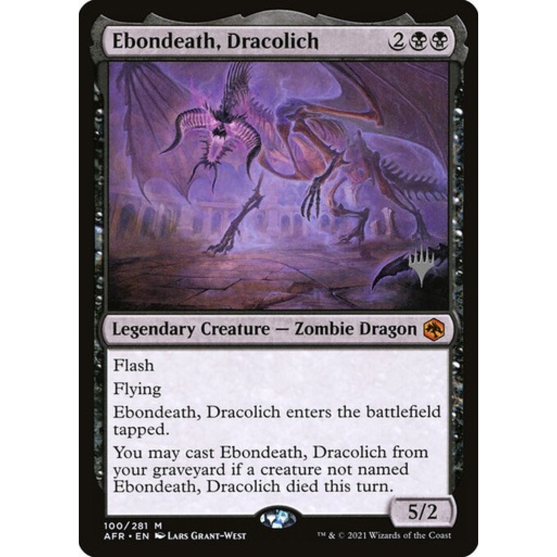 Ebondeath, Dracolich (Promo Pack foil) | Adventures in the Forgotten Realms