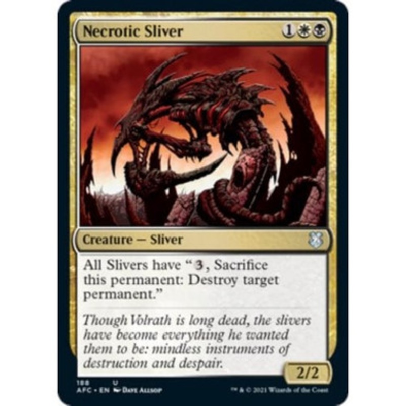 Necrotic Sliver | Adventures in the Forgotten Realms Commander
