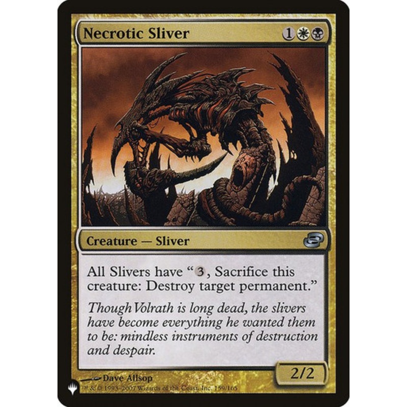 Necrotic Sliver (The List Reprint) | Planar Chaos
