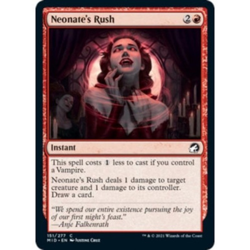 Neonate’s Rush (foil) | Innistrad: Midnight Hunt