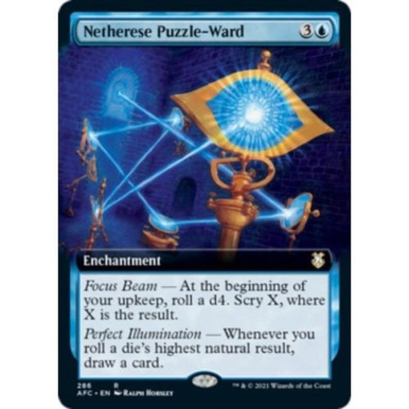 Netherese Puzzle-Ward (Extended Art) | Adventures in the Forgotten Realms Commander
