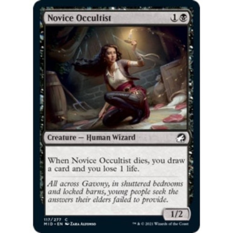 Novice Occultist (foil) | Innistrad: Midnight Hunt