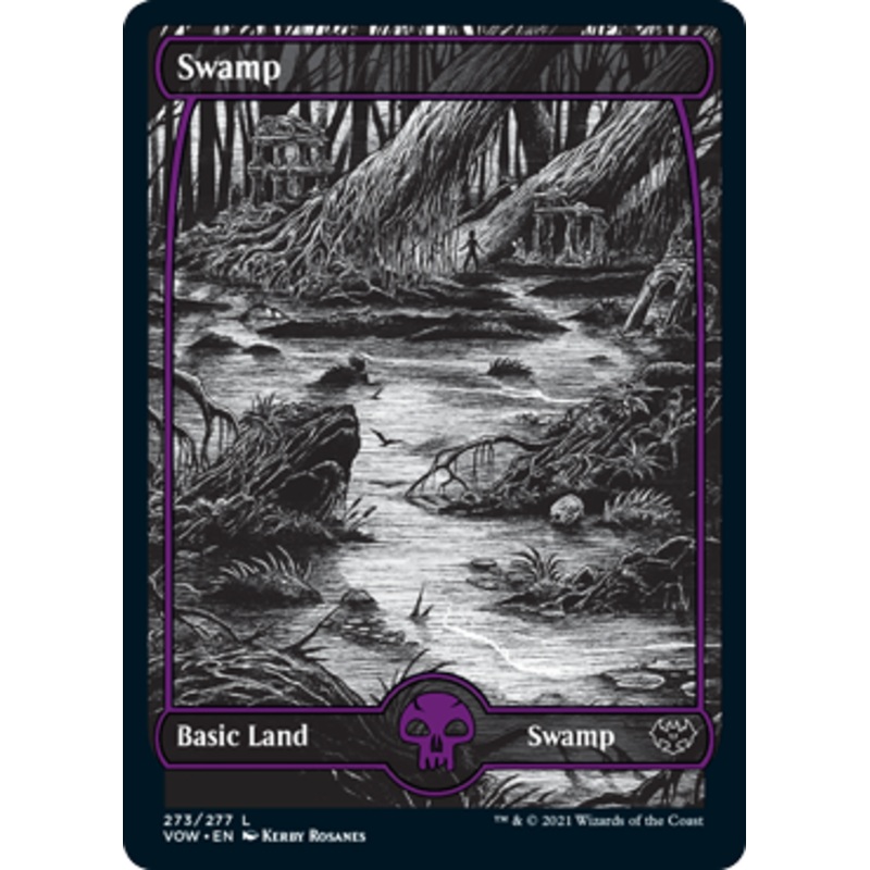 Swamp (#273) (Extended Art) | Innistrad: Crimson Vow