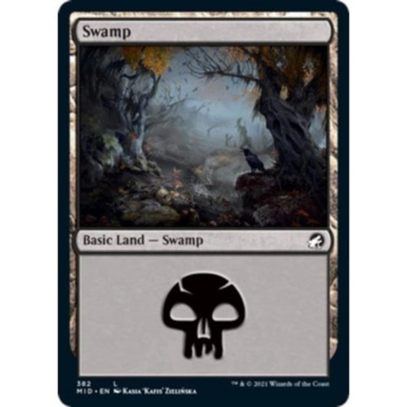 Swamp (#382) (foil) | Innistrad: Midnight Hunt