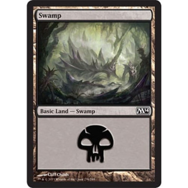 Swamp (#238) (foil) | Magic 2014 Core Set