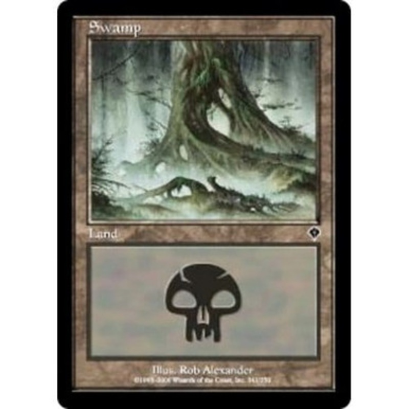 Swamp (#341) (foil) | Invasion