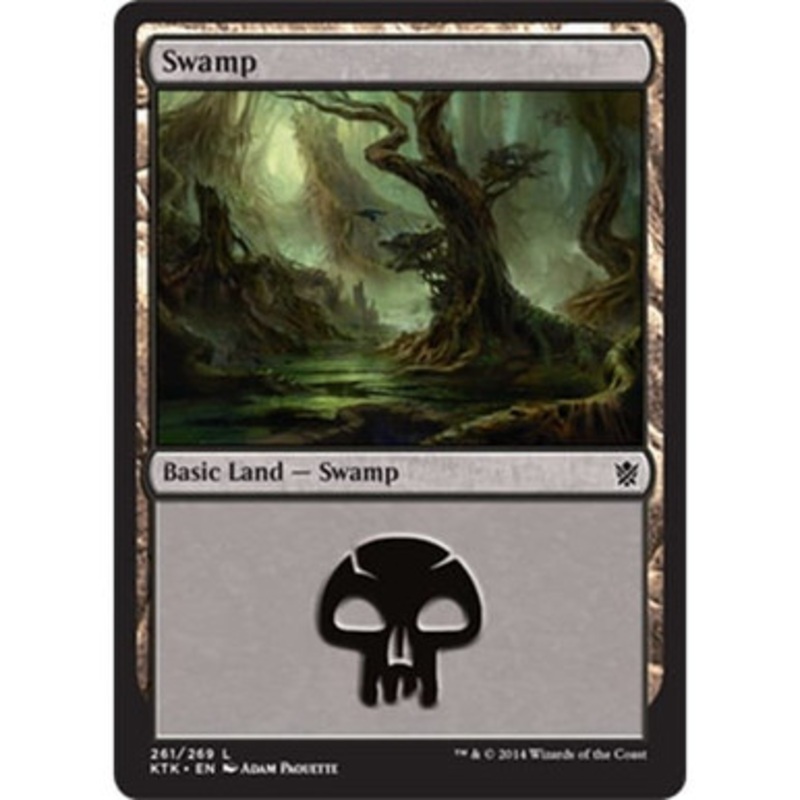 Swamp (#261) (foil) | Khans of Tarkir