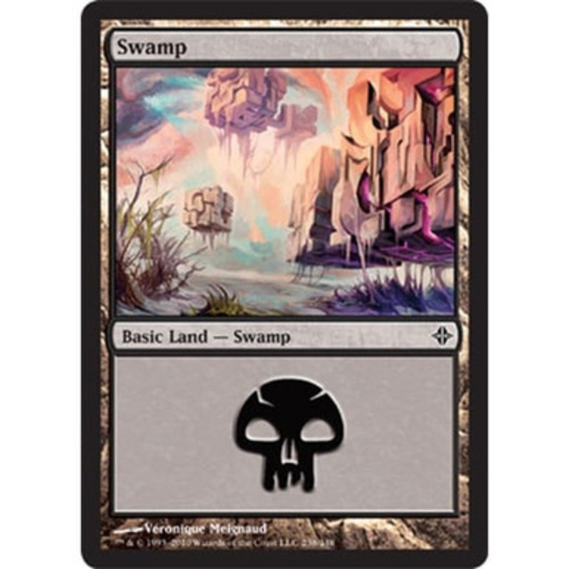 Swamp (#238) (foil) | Rise of the Eldrazi
