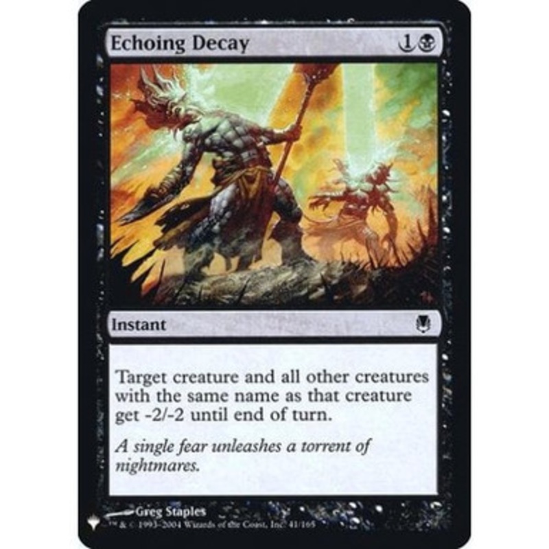 Echoing Decay (foil)