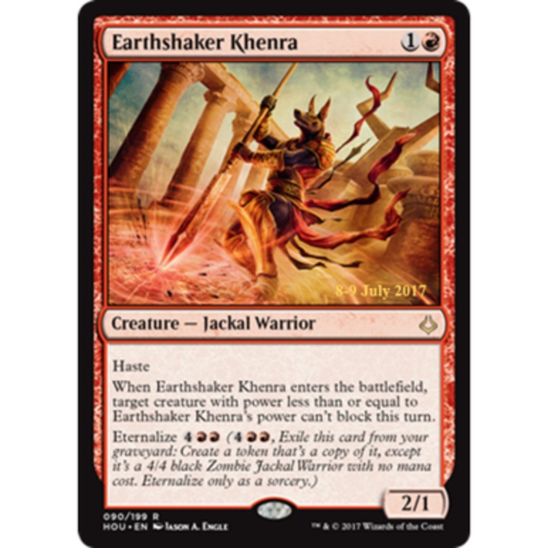 Earthshaker Khenra (Hour of Devastation Prerelease Foil) | Promotional Cards