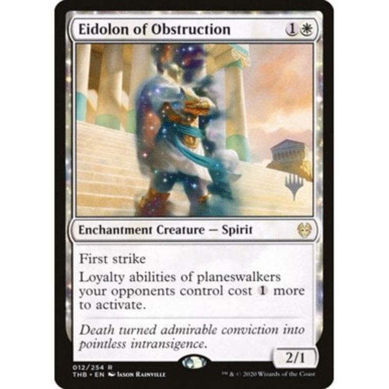 Eidolon of Obstruction (Promo Pack foil) | Promotional Cards