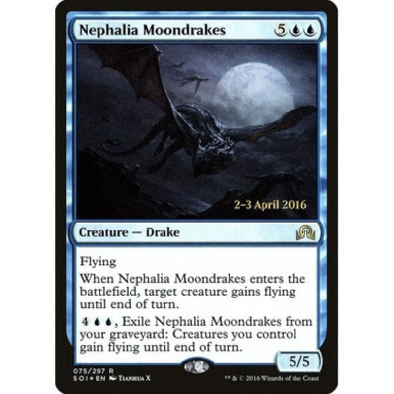 Nephalia Moondrakes (Shadows over Innistrad Prerelease foil) | Promotional Cards