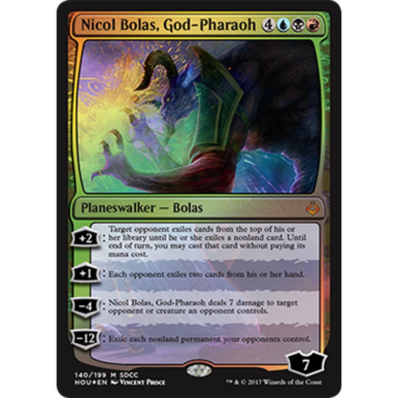 Nicol Bolas, God-Pharaoh (SDCC Promo 2017 Foil) | Promotional Cards