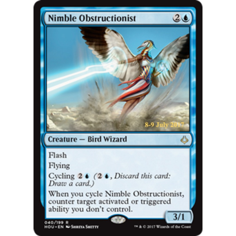 Nimble Obstructionist (Hour of Devastation Prerelease Foil) | Promotional Cards