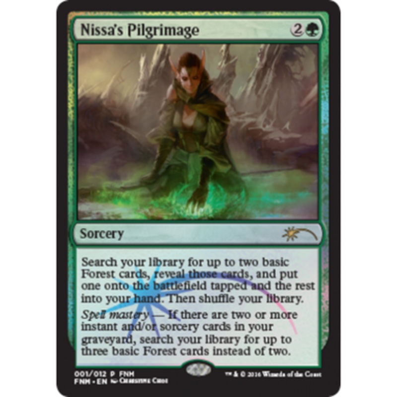 Nissa’s Pilgrimage (FNM foil) | Promotional Cards