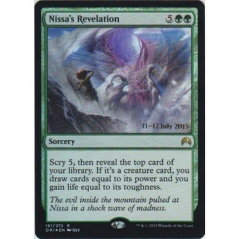 Nissa’s Revelation (Magic Origins Prerelease foil) | Promotional Cards