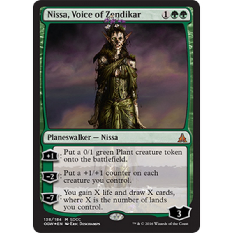 Nissa, Voice of Zendikar (SDCC Promo 2016 foil) | Promotional Cards
