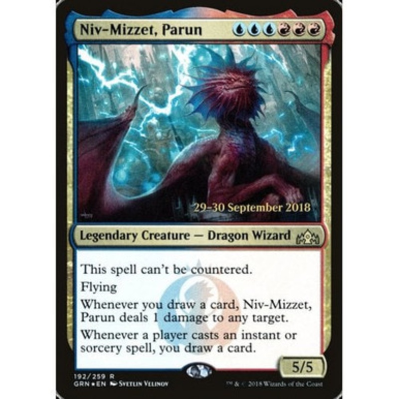 Niv-Mizzet, Parun (Guilds of Ravnica Prerelease foil) | Promotional Cards