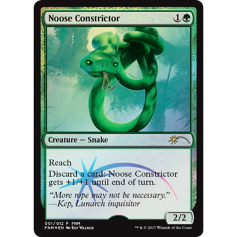 Noose Constrictor (FNM foil) | Promotional Cards