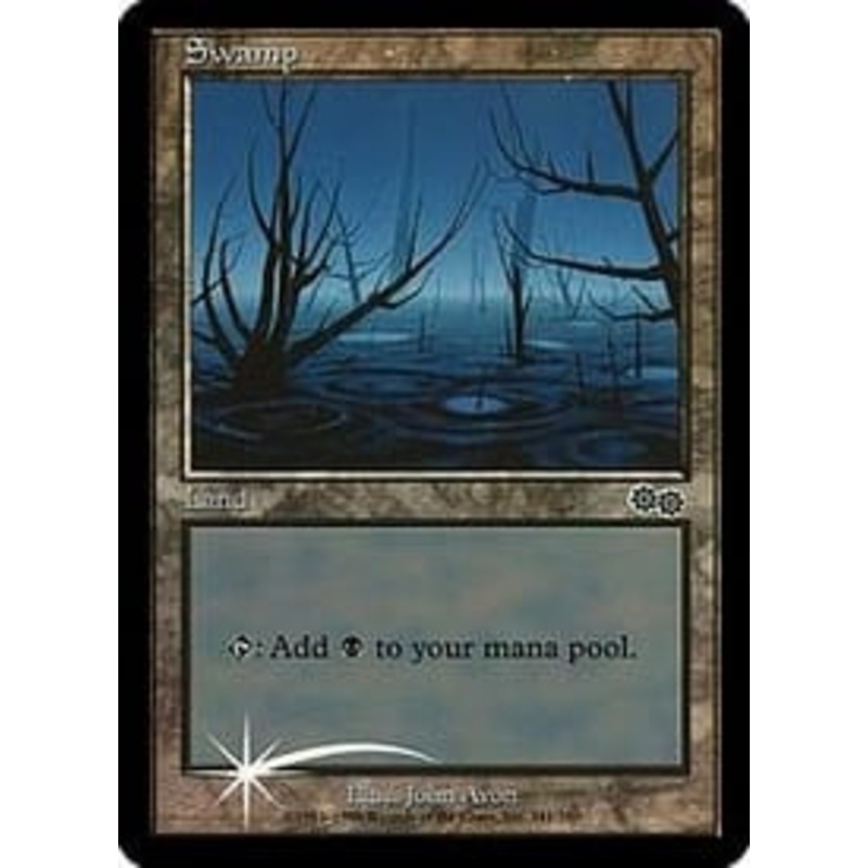 Swamp (Arena foil – Urza’s Saga) | Promotional Cards