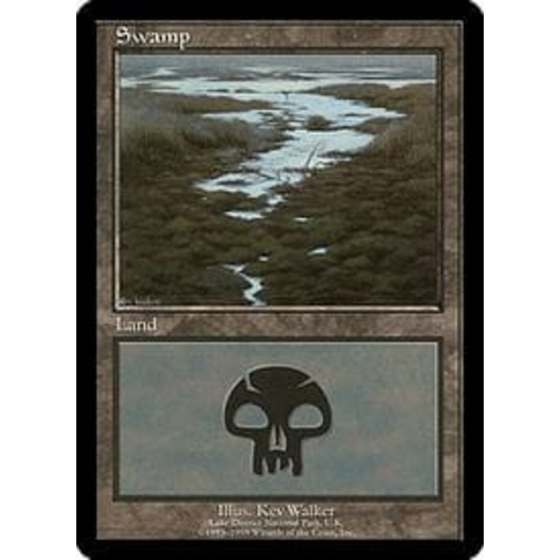 Swamp (EURO Land Red – U.K.) | Promotional Cards