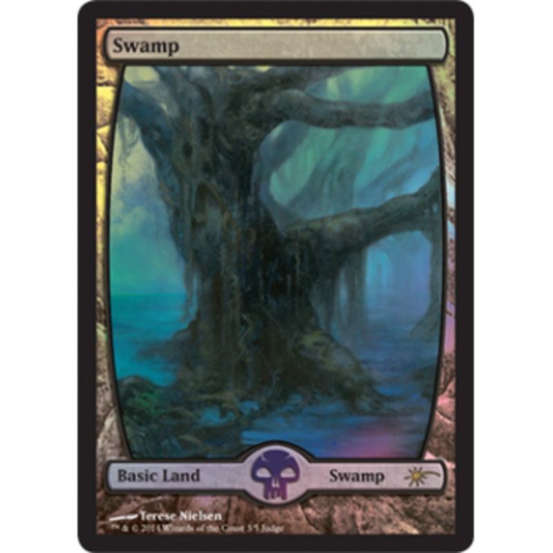 Swamp (Extended Art) (Judge Foil) | Promotional Cards