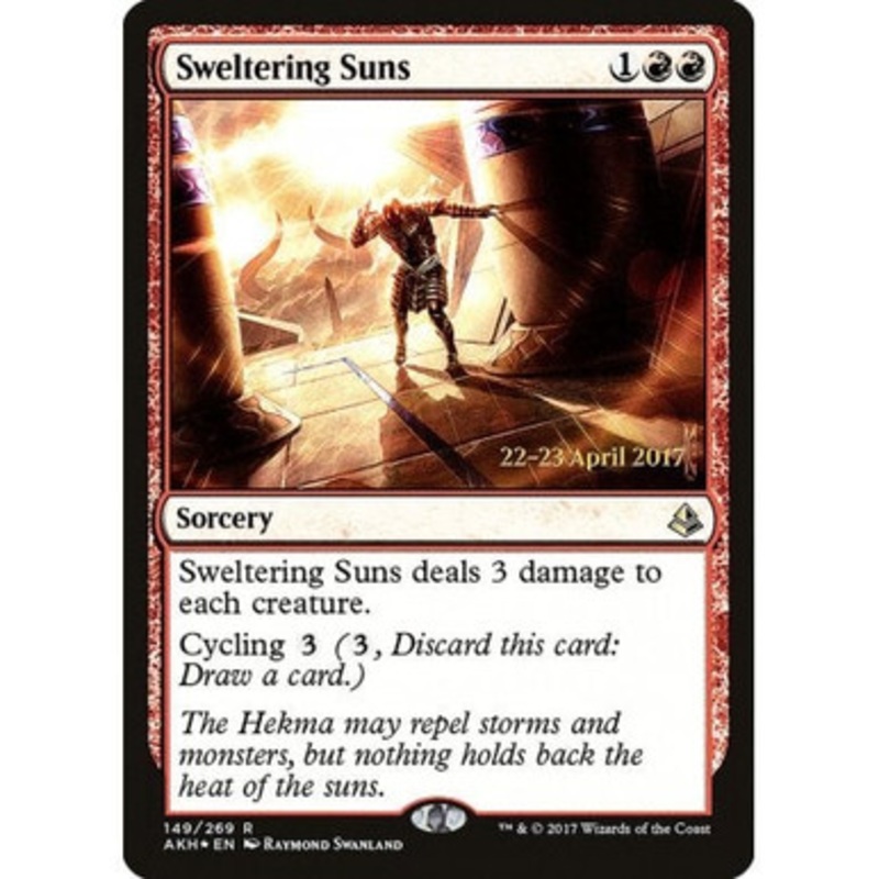 Sweltering Suns (Amonkhet Prerelease foil) | Promotional Cards