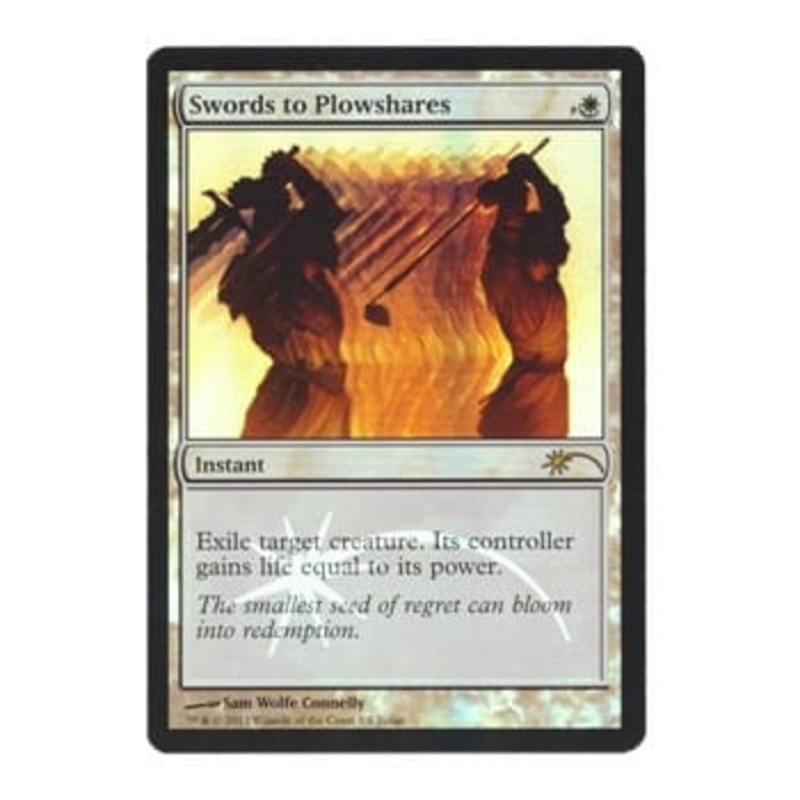 Swords to Plowshares (Judge Foil) | Promotional Cards