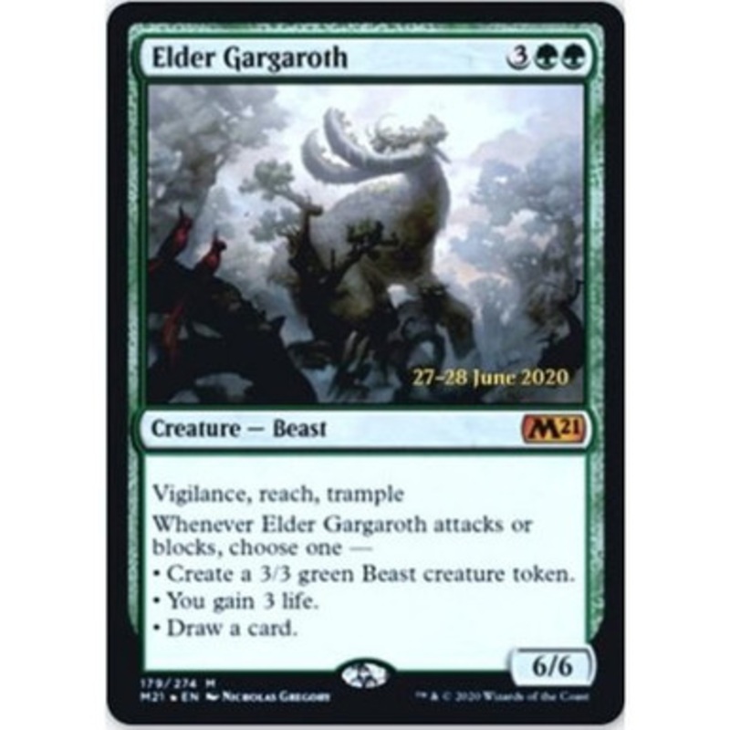 Elder Gargaroth (Core Set 2021 Prerelease Foil) | Promotional Cards