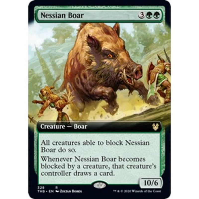Nessian Boar (Extended Art) | Theros Beyond Death