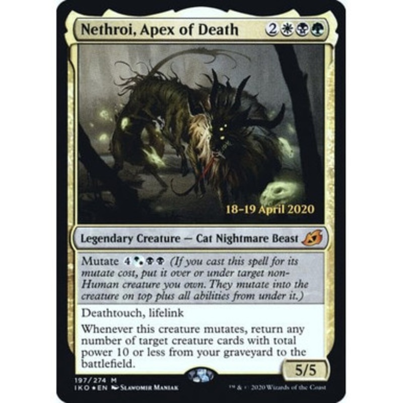 Nethroi, Apex of Death (Ikoria: Lair of Behemoths Prerelease foil) | Promotional Cards