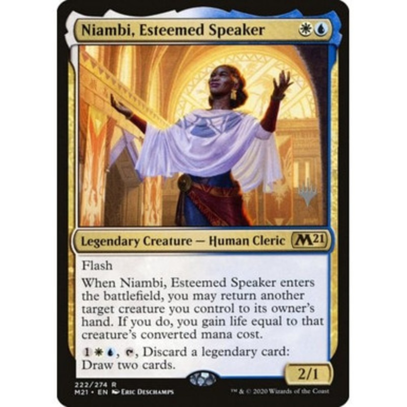 Niambi, Esteemed Speaker (Promo Pack non-foil) | Promotional Cards