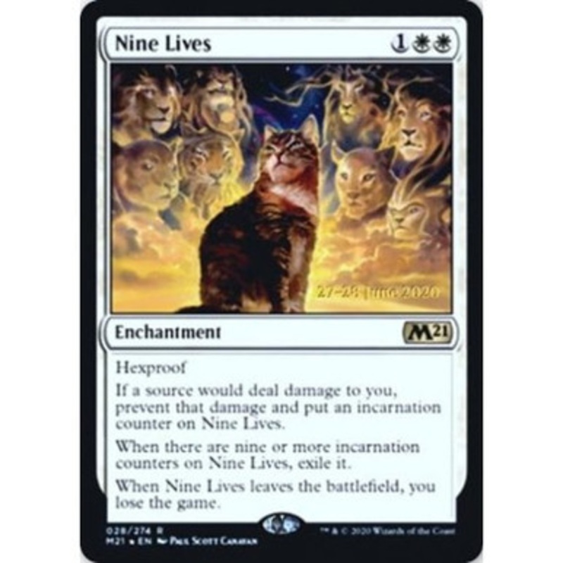 Nine Lives (Core Set 2021 Prerelease Foil) | Promotional Cards