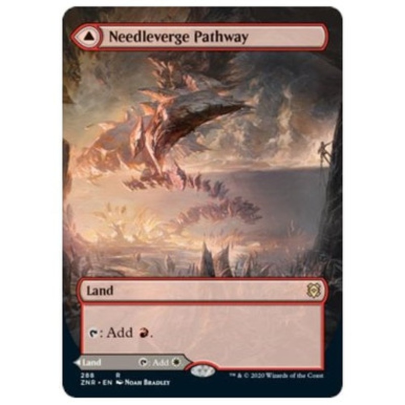 Needleverge Pathway // Pillarverge Pathway (Borderless Art) | Zendikar Rising