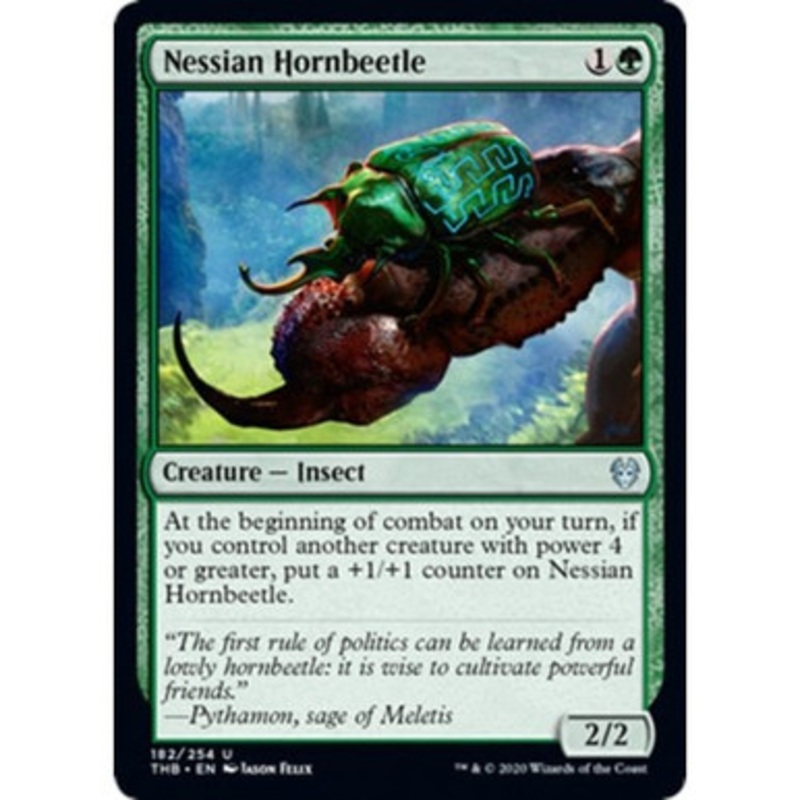 Nessian Hornbeetle (foil) | Theros Beyond Death