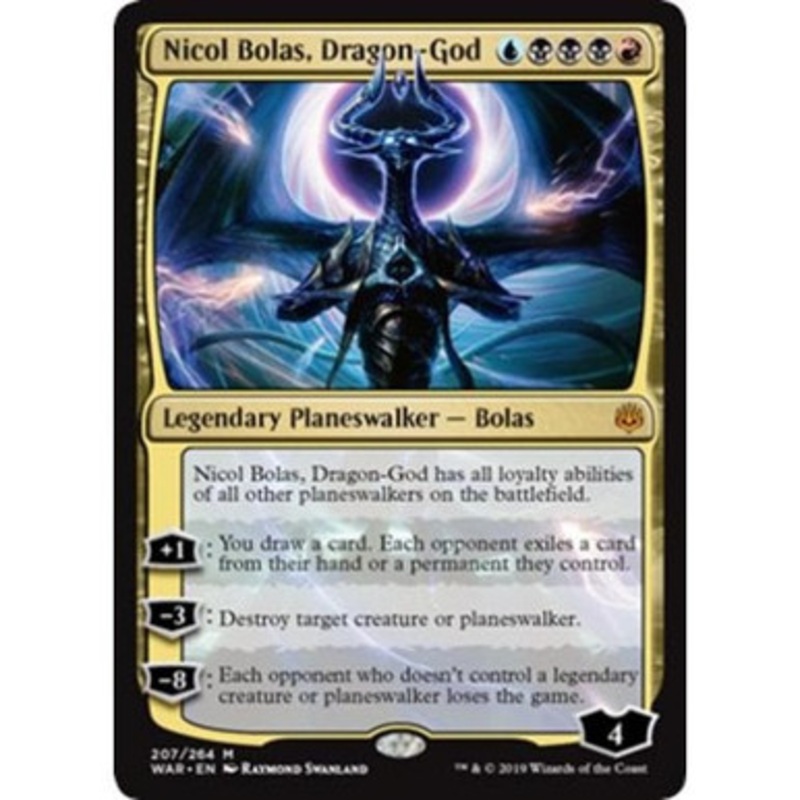 Nicol Bolas, Dragon-God (foil) | War of the Spark